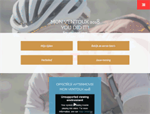 Tablet Screenshot of monventoux.be